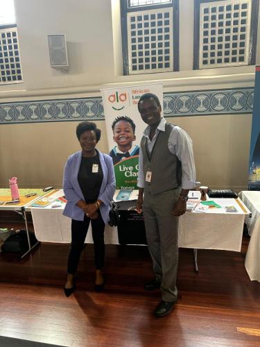 Madam-Theresa-and-Davies-Chibale-representing-ALAA-at-the-Australia-Zambia-coference